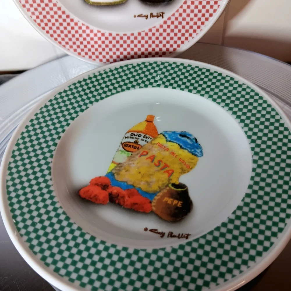 Guy Buffet Eschenbach Italian Kitchen Appetizer Plates Set of Four - Picture 3 of 4